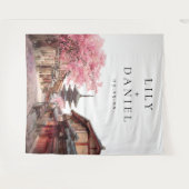 Kyoto Japan Hochzeitsfoto Hintergrund Wandteppich (Vorderseite (Horizontal))