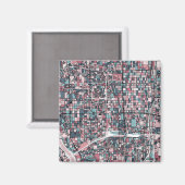 Kyoto-Japan-Karte Magnet (Vorderseite/Rückseite)