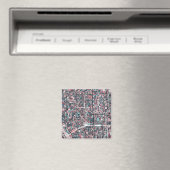 Kyoto-Japan-Karte Magnet (In Situ (Geschirrspüler))
