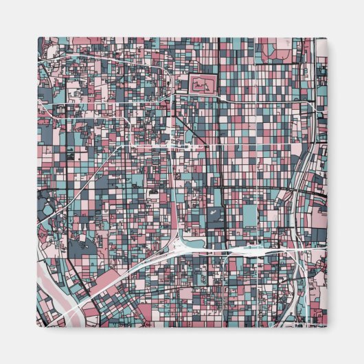 Kyoto-Japan-Karte Magnet (Vorne)