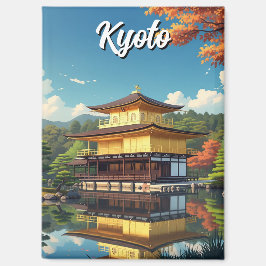 Kyoto Japan Kinkakuji Golden Pavillon Magnet