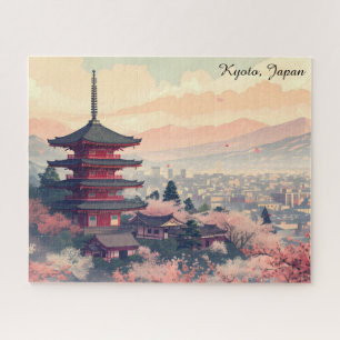 Kyoto Japan Kirschblüten Tempel Kunst – Sapura Puzzle