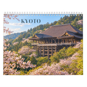 Kyoto Japan - Landschaftsbilder durch die Jahresze Kalender