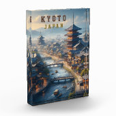 Kyōto Japan Landschaftsreise Vintag Fotoblock (Links)