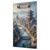 Kyōto Japan Landschaftsreise Vintag Klemmbrett (Links)