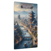 Kyōto Japan Landschaftsreise Vintag Klemmbrett (Rechts)