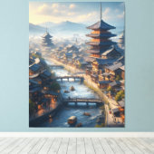 Kyōto Japan Landschaftsreise Vintag Leinwanddruck (Insitu (Holzboden))