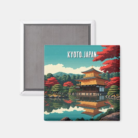 Kyoto Japan Magnet (Vorderseite/Rückseite)
