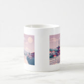Kyōto Japan Pastell Travel Design Kaffeetasse (Mittel)