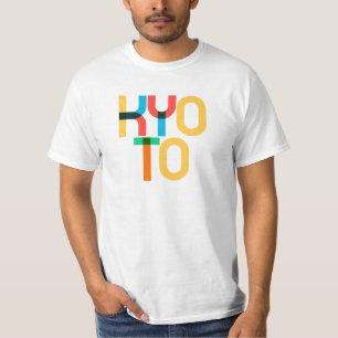 Kyoto Japan Pop Kunstbriefe T-Shirt