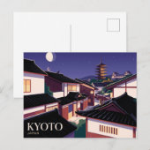Kyoto Japan Postkarte (Vorne/Hinten)