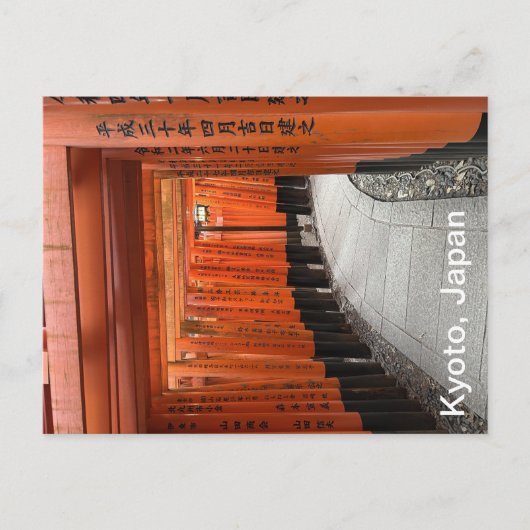 Kyoto, Japan, Postkarte (Vorderseite)