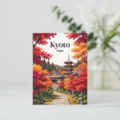 Kyoto, Japan Postkarte (Stehend Vorderseite)