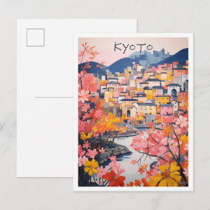 Kyoto Japan Reise Ästhetik Postkarte