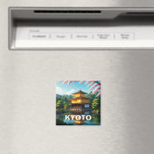 Kyōto Japan Reise Kinkakuji Golden Pavillon Magnet (In Situ (Geschirrspüler))