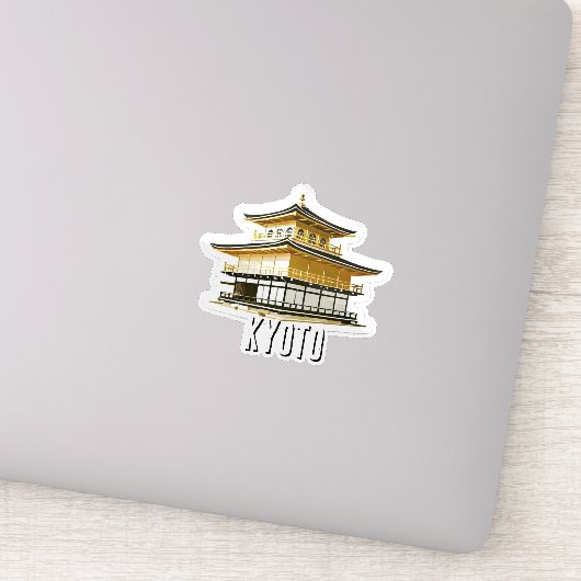 Kyōto Japan Reise Kinkatsuji Golden Pavillon Aufkleber (Detail)