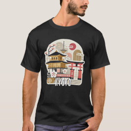 Kyōto Japan Reise Kinkatsuji Golden Pavillon T-Shirt