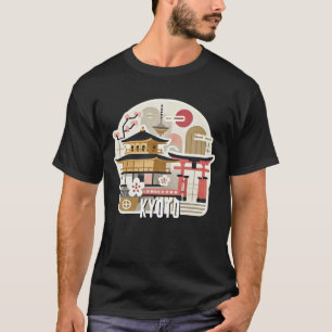 Kyōto Japan Reise Kinkatsuji Golden Pavillon T-Shirt