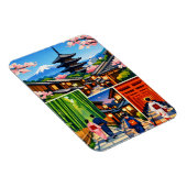 Kyoto Japan Reise Magnet (Rechte Seite)