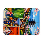 Kyoto Japan Reise Magnet (Horizontal)
