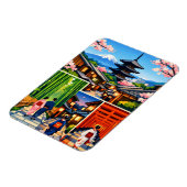 Kyoto Japan Reise Magnet (Linke Seite)