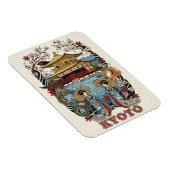 Kyoto Japan Reise Magnet (Rechte Seite)