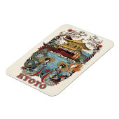Kyoto Japan Reise Magnet (Linke Seite)