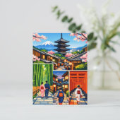 Kyoto Japan Reise  Postkarte (Stehend Vorderseite)