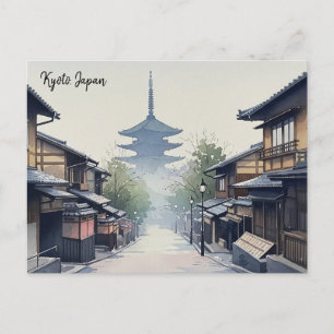 Kyoto Japan Reise Yasaka-Schrein Postkarte