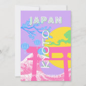 Kyōto Japan Reisekunst Feiertagskarte (Vorderseite)