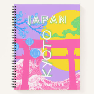 Kyōto Japan Reisekunst Notizblock
