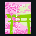 Kyōto Japan Reisekunst, rosa Reisekunst Poster<br><div class="desc">Ein wunderschönes Reisekunstdesign, das das Wesen des alten Kyoto in einem Retro-ästhetischen Stil erobert. Es ist eine perfekte Ergänzung zu jedem Ort und würde eine große Ergänzung Ihres Lebens, vor allem, wenn Sie eine Vintage Ästhetik mögen.</div>