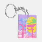 Kyōto Japan Reisekunst Schlüsselanhänger (Vorderseite links)