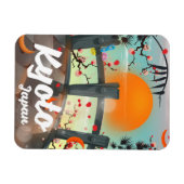 Kyoto Japan Reiseplakat Magnet (Horizontal)