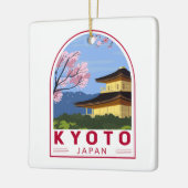 Kyōto Japan Reiseroutensemblem Keramikornament (Links)