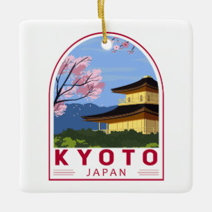 Kyōto Japan Reiseroutensemblem Keramikornament