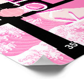 Kyōto Japan Rosa Reisekunst Poster (Ecke)