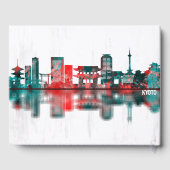 Kyoto Japan Skyline Gästebuch (Rückseite)