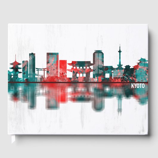 Kyoto Japan Skyline Gästebuch (Vorderseite)