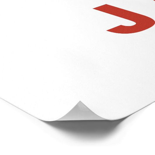 Kyoto Japan Torii Gate Art Minimalist Travel Poster (Ecke)