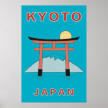 Kyoto Japan Torii-Tor Kunst Minimalistische Reise