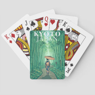 Kyoto Japan Vintage Reise Spielkarten