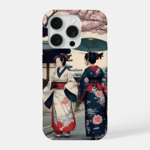 Kyoto Kimono Frühlingsgang iPhone-Hülle iPhone 15 Pro Hülle