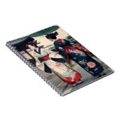 Kyoto Kimono Spring Walk Notebook Notizblock (Rechte Seite)