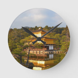 Kyoto Kinkaku Ji Japan Runde Wanduhr