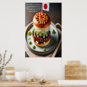 Kyōto Kitchen Burger Sensation 24x36 Poster (Küche)