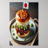 Kyōto Kitchen Burger Sensation 24x36 Poster (Vorne)