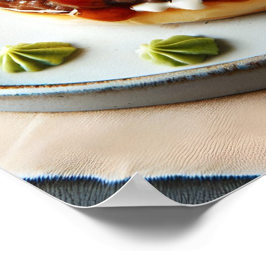 Kyōto Kitchen Burger Sensation Poster (Ecke)