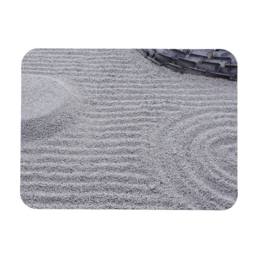 Kyoto, Kodai-ji Tempel, Raked Sand Patterns Magnet (Horizontal)