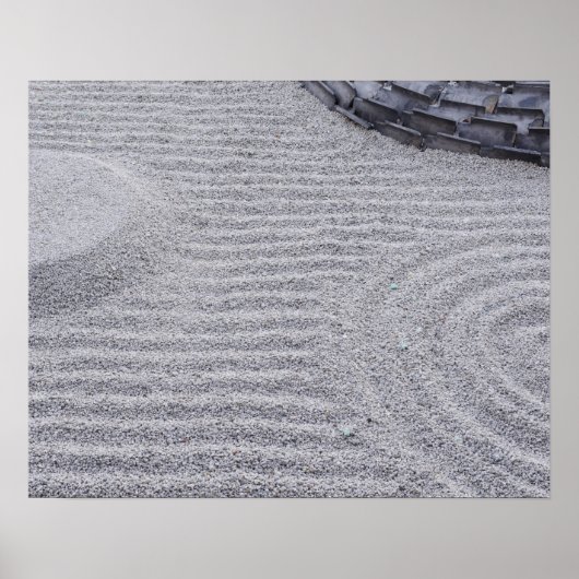 Kyoto, Kodai-ji Tempel, Raked Sand Patterns Poster (Vorne)